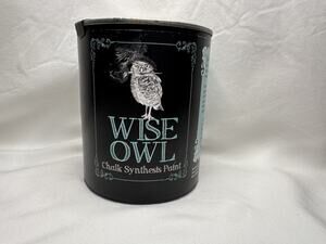 New 16 fl oz Pint Wise Owl Chalk Synthesis Paint River Rock Pint/Primer Matte